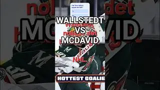 Jesper Wallstedt vs Connor McDavid OS Sweden vs Canada USA Olympics
