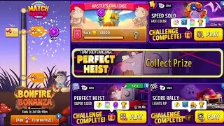 Collect Prize 10,000 Coins+50 Tokens Master's Challenge Complete ✅ BONFIRE BONANZA ✅/ 3 SOlO