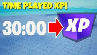 Как получить опыт за время игры в Fortnite Creative (урок) ОЧЕНЬ ЛЕГКО!!!