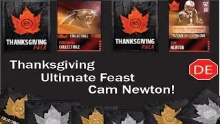 MADDEN MOBILE 16 Thanksgiving Performer Set Cam Newton! Thanksgiving Ultimate Feast!