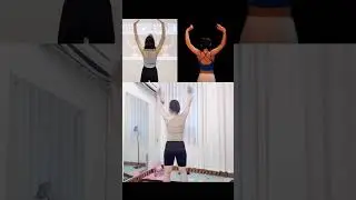 第17集 | 瘦肩背瘦手臂跟练版，改善圆肩驼背。经期可练！！！#健身 #背薄一寸年轻十岁 #居家锻炼 #怎么让背部变薄挺直 #背部训练
