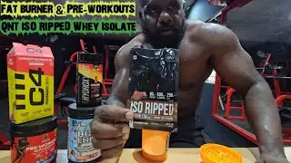 Unboxing QNT ISO Ripped Whey Protein Isolate | Best Beginner Pre-workout | HYDROXYCUT FAT BURNER