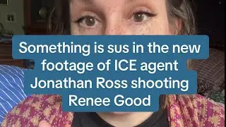 Something is sus in the new footage of ICE agent Jonathan Ross shooting Renee Good 