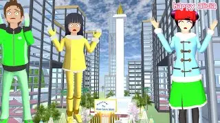 Yuta Mio Ke Monas Malah Rusuh Ketemu Paman🤣😱👺 | Sakura School Simulator | Happy Alicia
