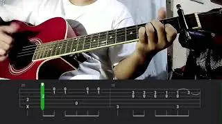 [ TABS ] Because You Loved Me - Celine Dion (Fingerstyle Guitar Cover) by Kian Pe&ntilde;as