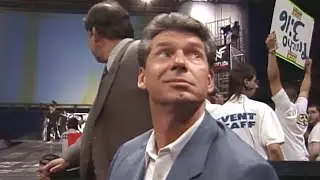 The Rock vs Mark Henry w/ D'Lo Brown - Vince McMahon Ringside Part 1 - RAW IS WAR!