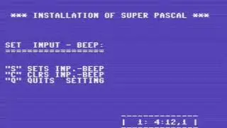 C128 COMMODORE 128 super pascal 128 data becker 19 xxv6 1