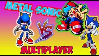 Friday Night Funkin'-Sonic Vs Metal Sonic / Multiplayer (FNF Mod ) (color correction)