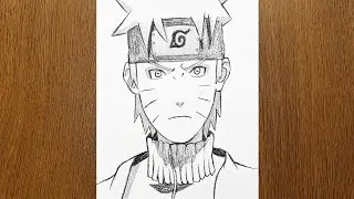 How to draw Naruto - Easy step-by-step anime drawing tutorial
