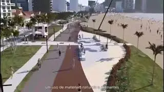 Revitaliza&ccedil;&atilde;o da Praia Mansa, em Caiob&aacute;: v&iacute;deo mostra projeto apresentado