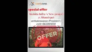 Plots for sale in Shamirpet Hyderabad|HMDA|Best investment |