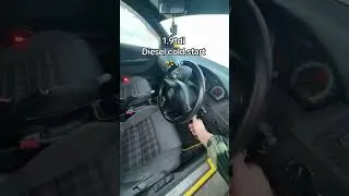 Прямоточный 1.9tdi трактор холодный пуск 🚜💨