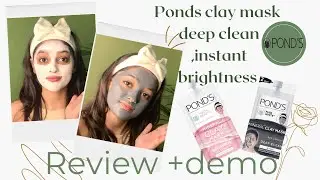 PONDS DEEP CLEAN CLAY MASK ₹30 | FOR INSTANT BRIGHTNESS | REVIEW + DEMO | MUST WATCH |BY SNEHA SONI