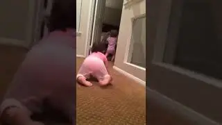 Secret twin language!   #la #monrovia #twins #babyfunny #twinsisters @SanchezTwins-wk9ct