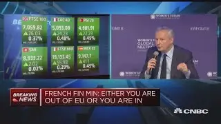 Brexit is a historic mistake, says French finance minister | Squawk Box Europe