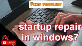 Startup Repair In Windows 7 Automatically, Startup Repair Is Checking Your System Fixed|| #system