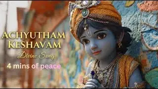 Refresh Your Brain in Just 4 Minutes | Achyutham Keshavam|Divine Krishna