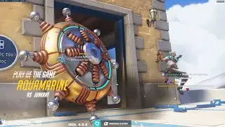 POTG! AQUAMARINE ONE TRICK JUNKRAT GAMEPLAY OVERWATCH SEASON 30 TOP 500