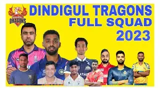 Dindigul Dragons full Squad 2023 / TNPL TEAM SQUAD 2023 / TNPL 2023