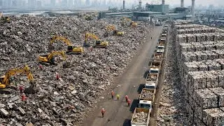 You Won't Beliveve This America Massive Aluminium Recycling Process From Million Old Aluminium Cans