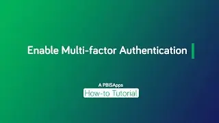 Enable Multi-factor Authentication (MFA)
