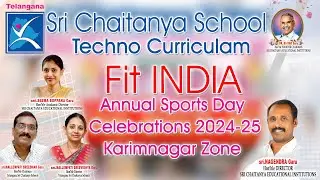Sri Chaitanya Schools #karimnagar Zone Annual Sports Day 2024-25 #srichaitanyaschools