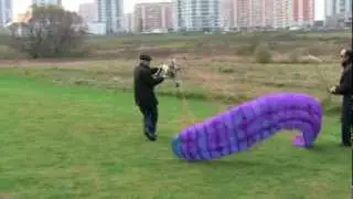 My new RC PPG trike first fail takeoffs