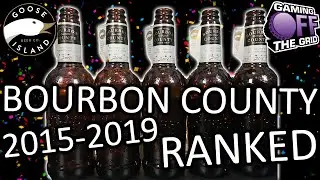 Goose Island Bourbon County 2015 - 2019 Ranked | Gaming Off The Grid
