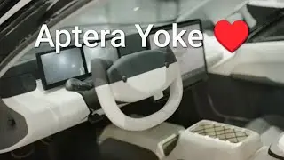 Driving Aptera with the Yoke Steering Wheel - sort of #aptera