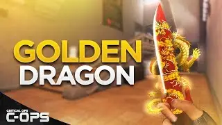 Critical Ops - GOLDEN DRAGON KNIFE Skin Gameplay! C-OPS Knife
