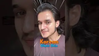 Korean glass skin ✨ in just 10 minutes 😱 #koreanskincare #skincare #glassskin #shorts #skin