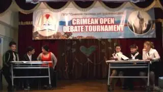 Juniors' Final, Crimean Open Debate Tournament