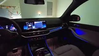 2025 BMW X5  Ambient Lighting and Panoramic Sky Lounge LED Roof.