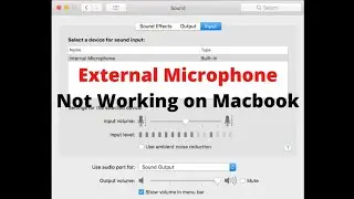 macbook external microphone not working ! macbook microphone problem