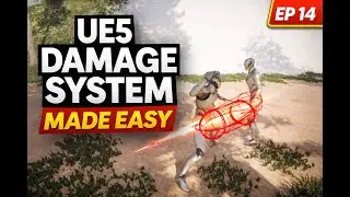 UE5 Damage System Made Easy (Sword Trace + Apply Damage) | UE5 Made Easy Episode 14
