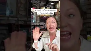 American restaurants in Europe #usa #american #europe #cultureshock #travel #humor #livingabroad