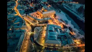 Winter Fairytale in Poděbrady 🇨🇿 | Aerial Drone Footage of a Czech Spa Town | JIŘÍ SOURAL PHOTO