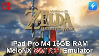 Legend of Zelda: Breath of the Wild - iPad Pro M4, iOS Switch Emulator (MeloNX v1.2.1)