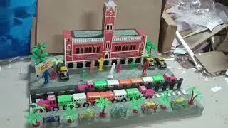School Project | Chennai Central | Railway Station Model