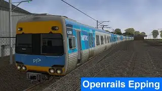 Openrails Melbourne: Epping - Flinders Street Timelapse