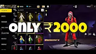 TOP CRIMINAL RED 😱 FOR ONLY ₹2000 FREE FIRE SHOCKING!