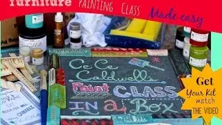 DIY Turn cast-off furniture into Cash with CeCe Caldwell paint class in a box!