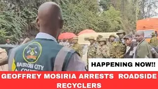 Drama as Geoffrey Mosiria Arrests Recyclers Dumping Waste on the Roadside in Kawangware!!