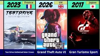 🌍🚗CAR VIDEO GAMES From Different Countries - Part II🌍🚗