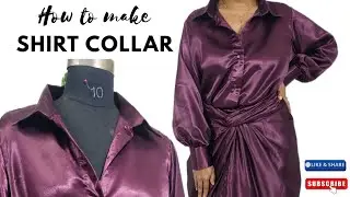 How to Make Shirt Collar | Easy Step-by-Step Sewing Tutorial for Beginners