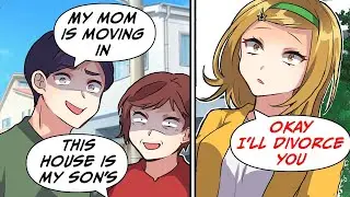 My husband and his mother plotted to have her move in at our house [Text + Animation]