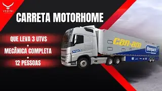 CARRETA MOTORHOME QUE LEVA 3 UTVS 😱 | BOMPACK
