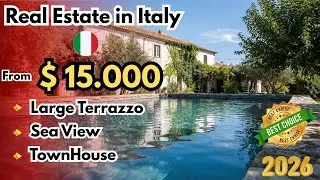 From &euro;15,000 Best TownHouse RealEstate In Italy 2026 | Cheapest House Tour in Italy 2026