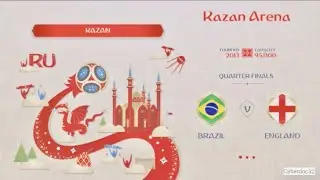 FIFA 18 PS5 4K: FIFA World Cup 2018 Russia Update - QF - England vs Brazil (3-1) Gameplay