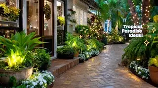Unique Tropical Garden Design Inspiration for Your Outdoor Paradise